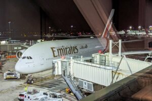 Read more about the article A review of Emirates business class on the Airbus A380 from New York to Milan
