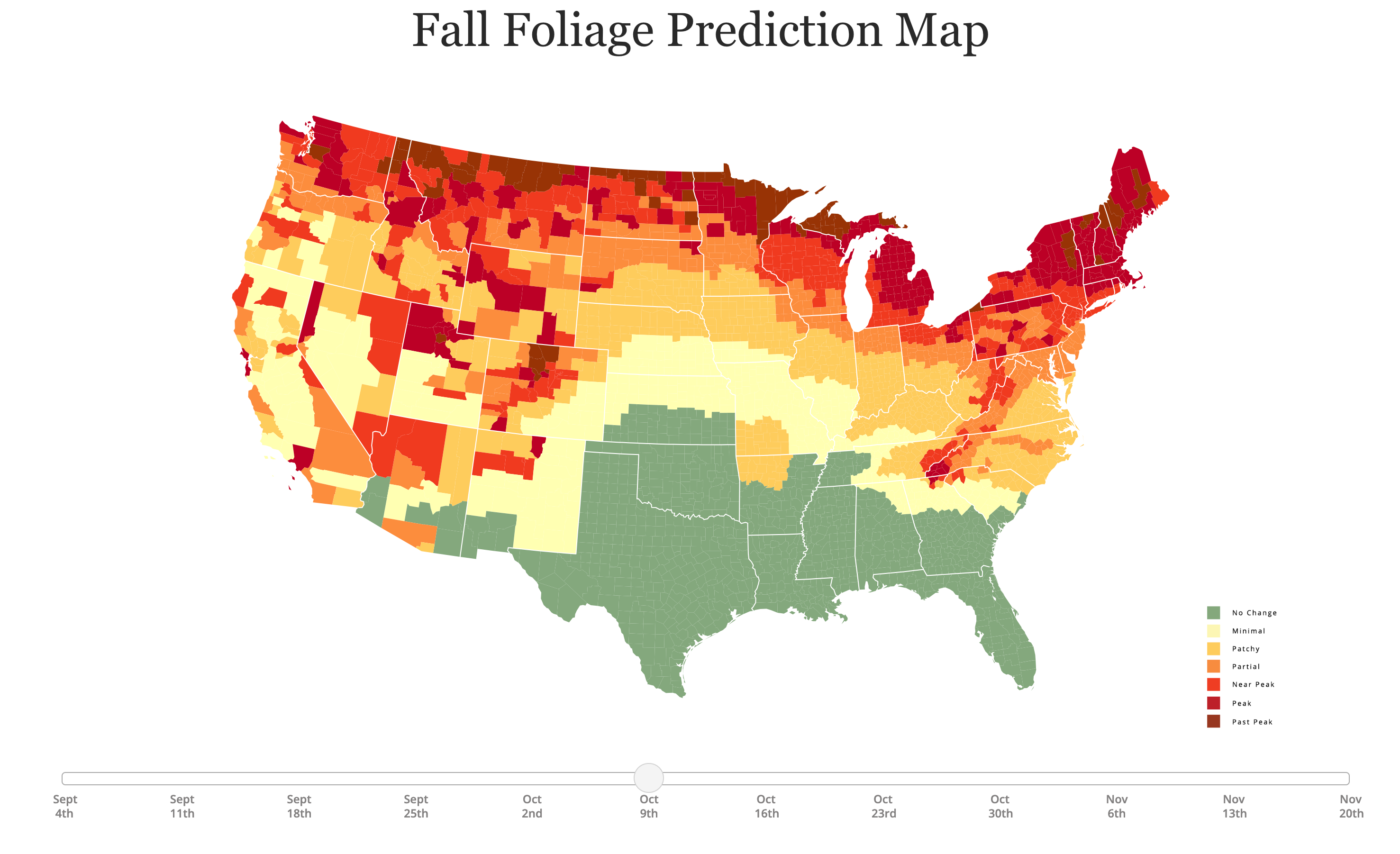 You are currently viewing Leaf-peeping season is here: Where and when to see fall foliage across the US in 2023