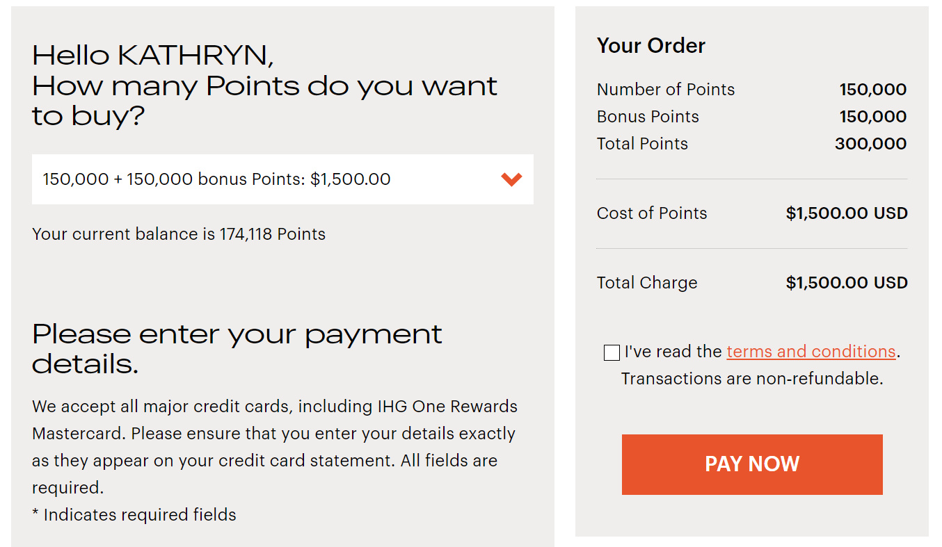 You are currently viewing Buy IHG One Rewards points from 0.5 cents each through Oct. 9, 2023
