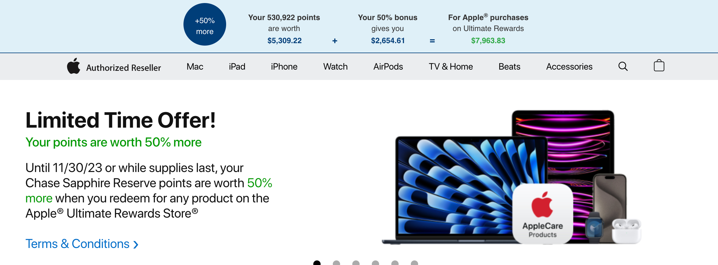 You are currently viewing Chase points are worth up to 50% more when redeeming for Apple products through November — but is it worth it?