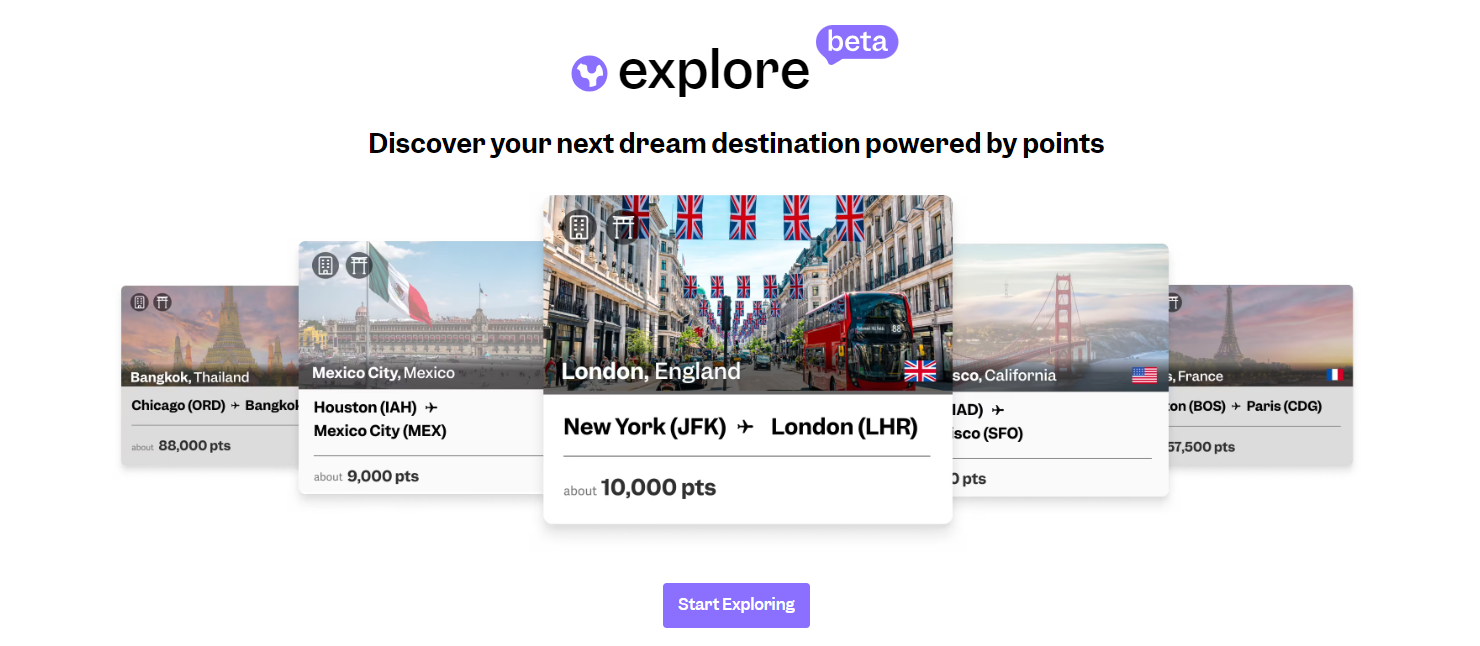 You are currently viewing Point.me launches new Explore tool for travelers with no specific destination in mind