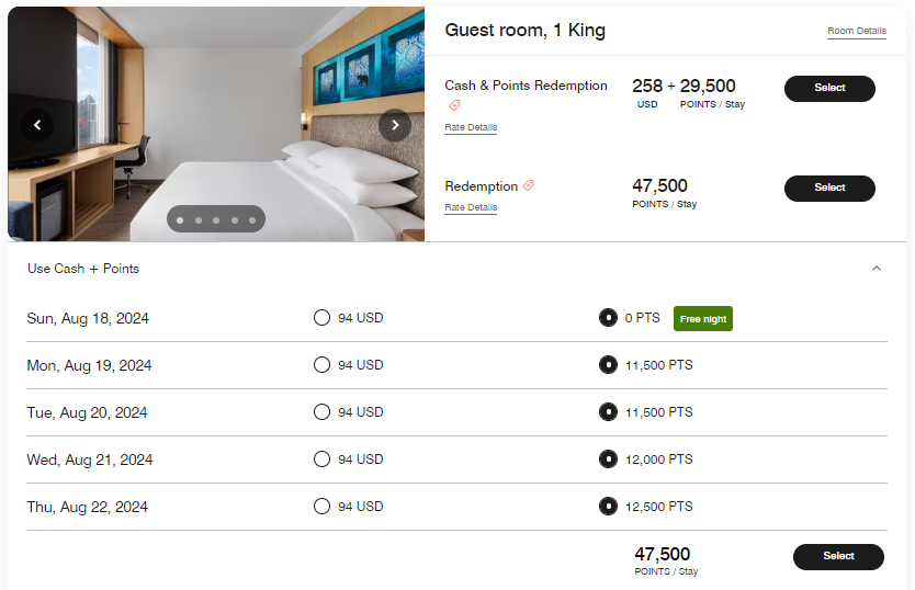 You are currently viewing Maximize your hotel points by getting a fourth or fifth night free on award stays